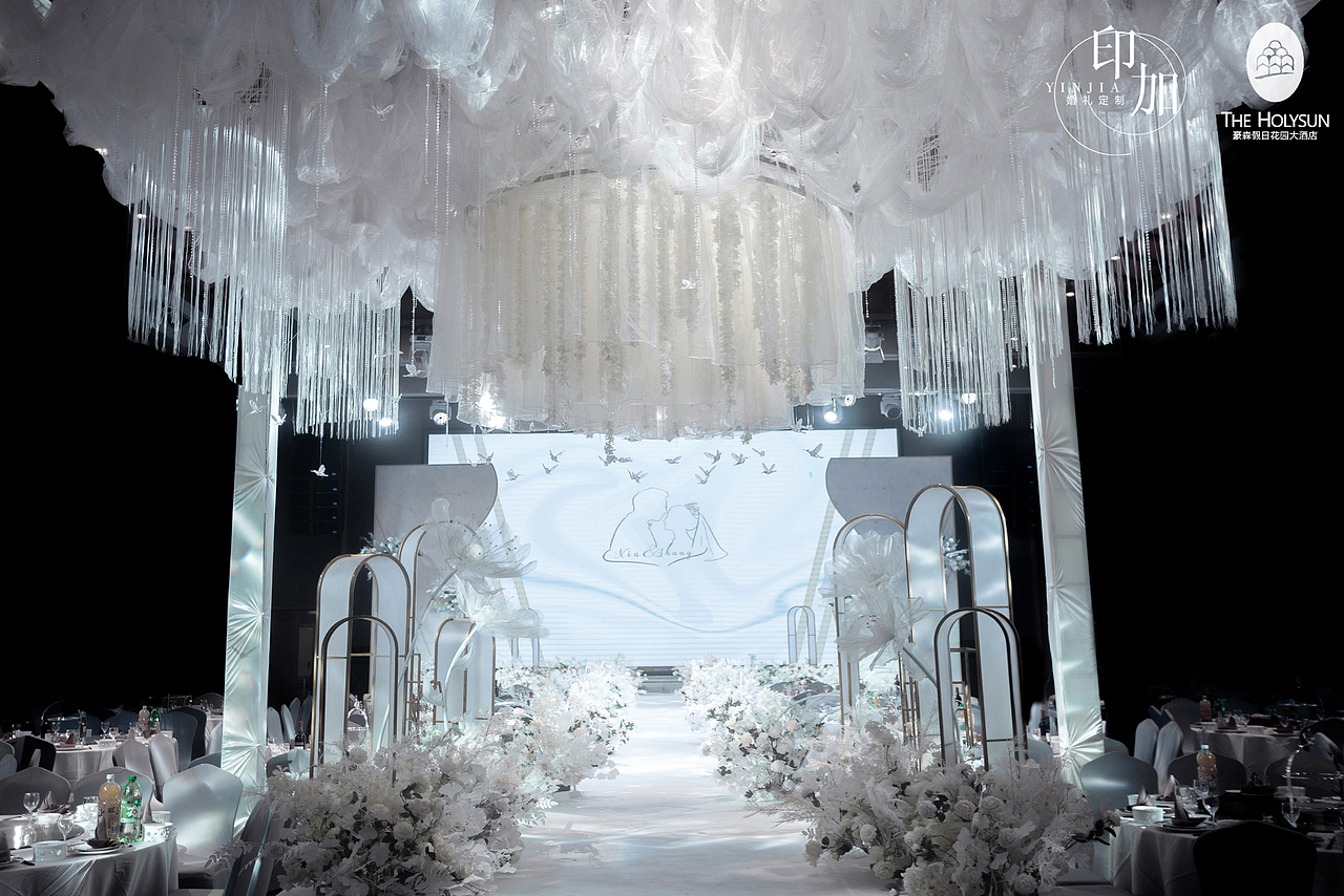 净透~ 豪森假日香槟白纯色系婚礼（图ZMjM5NzE3Njc2） - 人文/纪实摄影 - 站酷设计师印加wedding原创素材 - 站酷ZCOOL