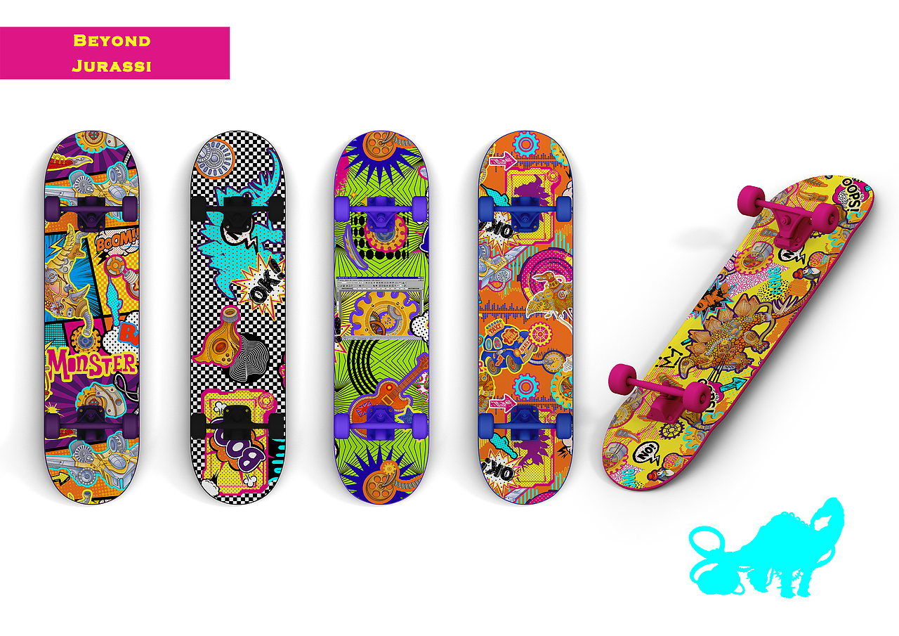 原创作品——《未来侏罗纪》（图ZMjM5ODQ5ODg0） - 新锐潮流插画 - 站酷设计师SallyGallagher原创素材 - 站酷ZCOOL