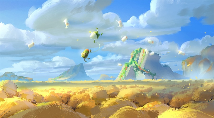 《美食大冒险之英雄烩》同名大电影的艺术设定集