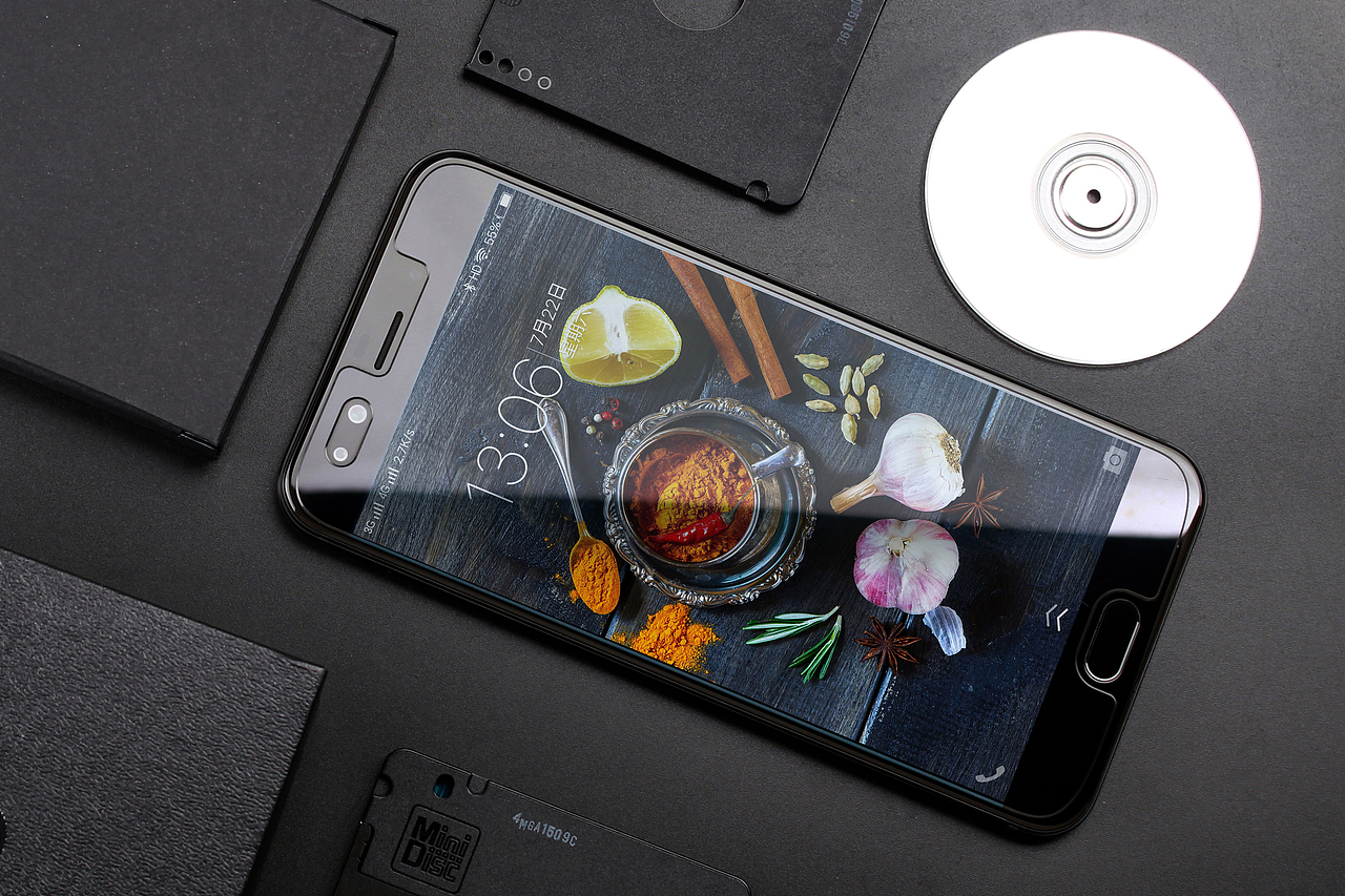 一组黑色vivo x9s plus拍摄