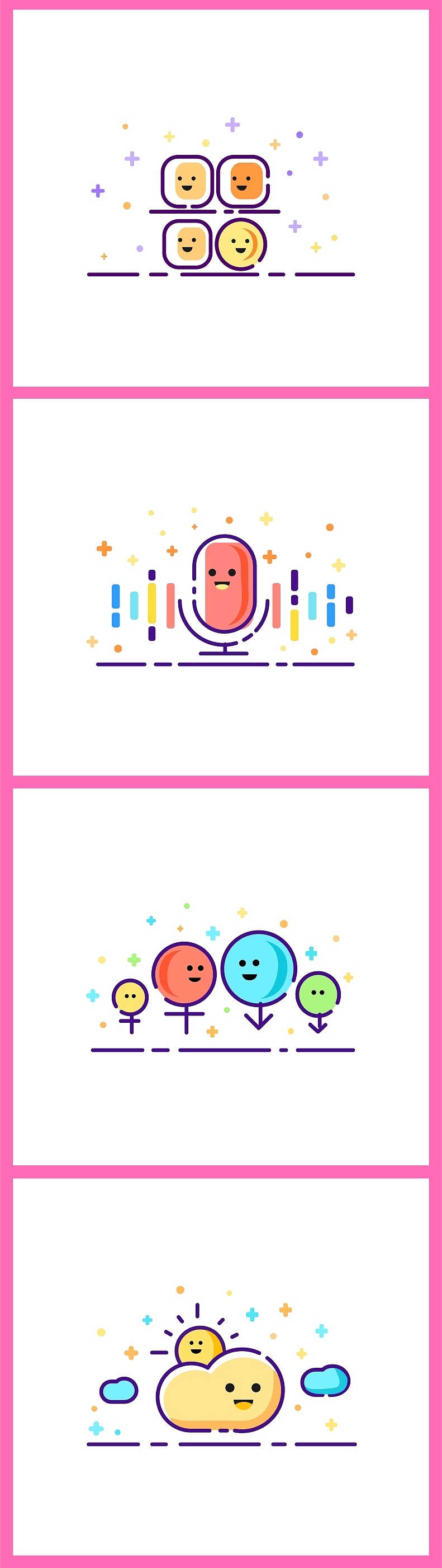 MBE风格图标（图ZMjEzNjAxMTEy） - 图标 - 站酷设计师范思怡原创素材 - 站酷ZCOOL