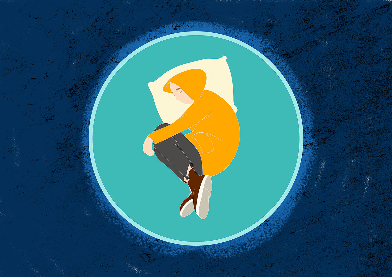 心安即是归处,旅人在属于自己的角落沉沉睡去,做了一个美梦.