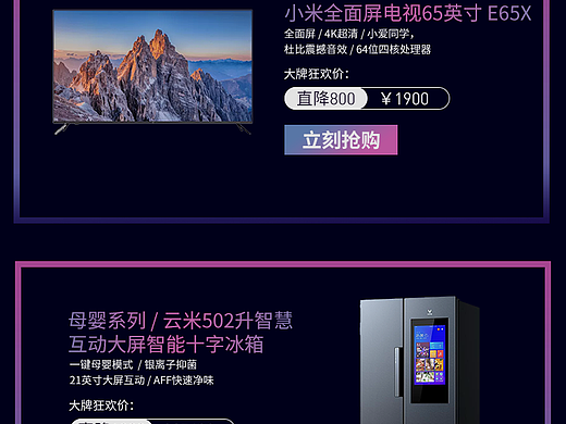 双十一家电详情页