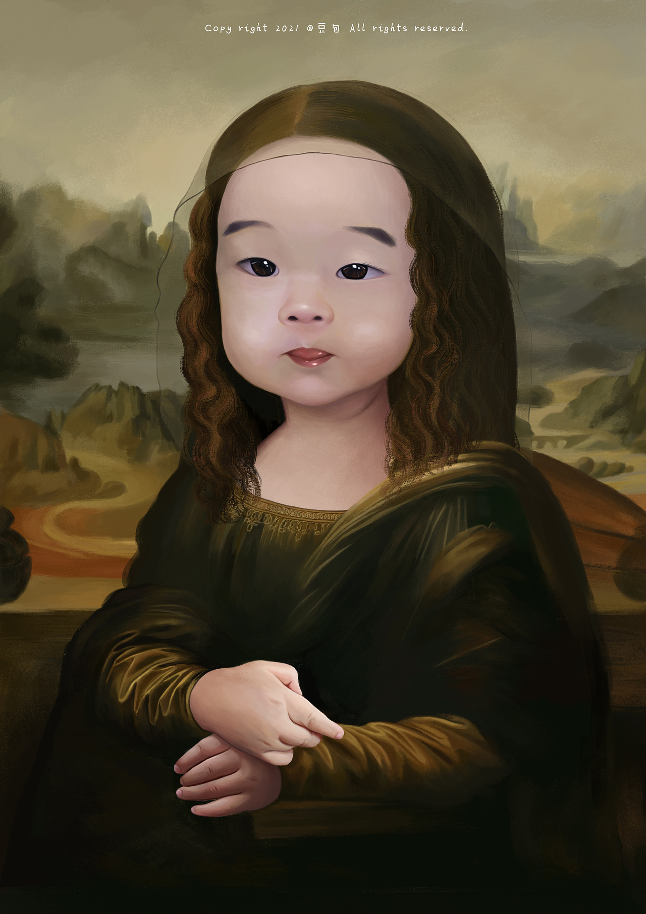 大闺女cos名画第一弹