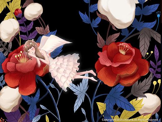 【插画角色IP】熟睡天使插画IP