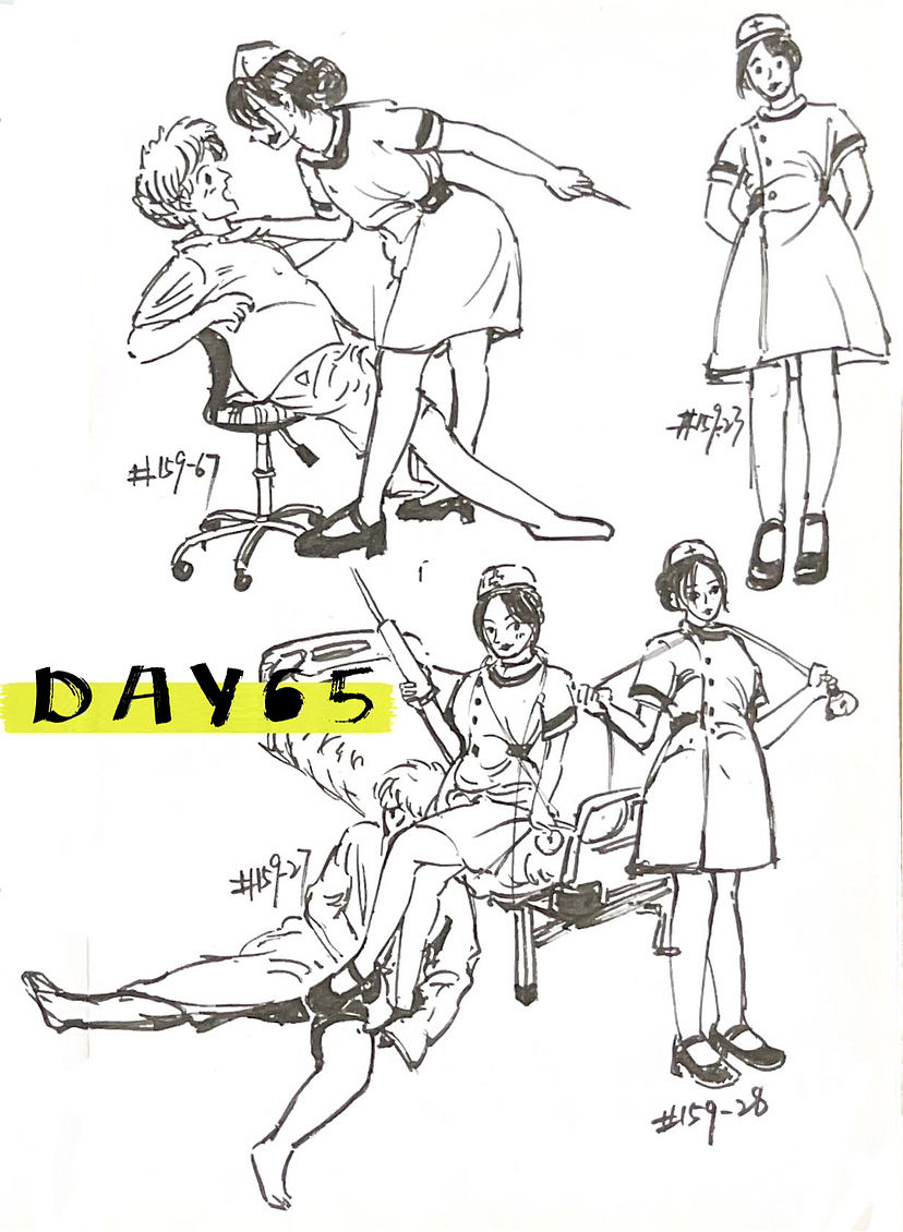 速写60天挑战第二次11月到12月（图ZMzMwMTc3ODUy） - 创作习作 - 站酷设计师易意Evelyn原创素材 - 站酷ZCOOL