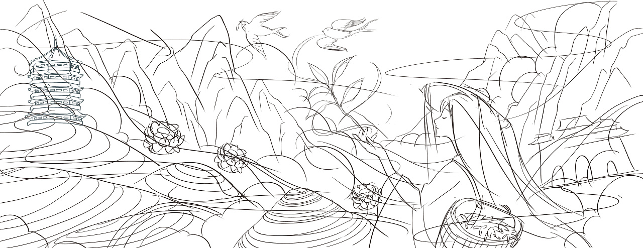 国潮手绘茶叶包装