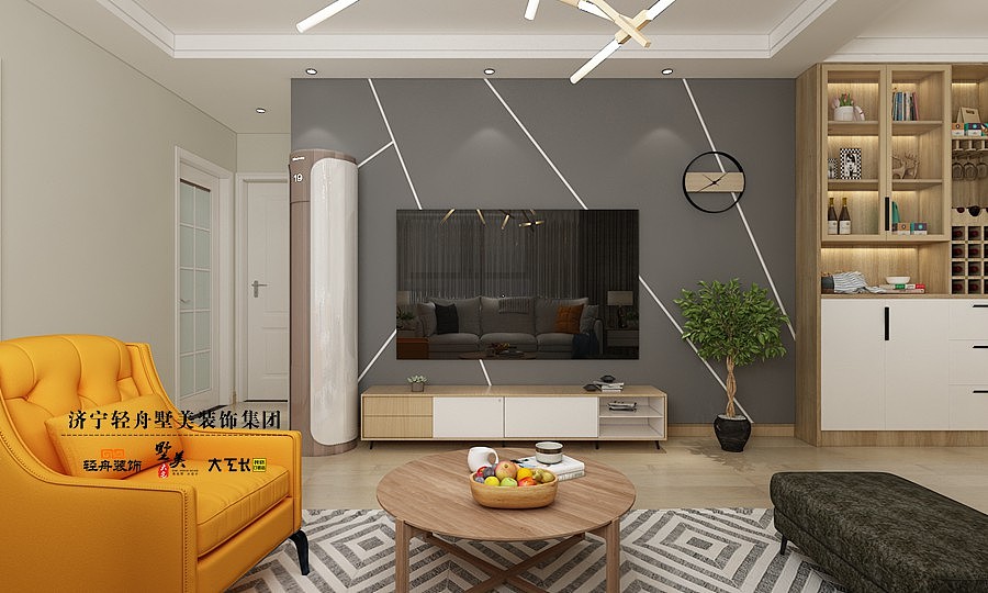 瑞马意墅三期 米罗户型104.06平米 北欧风格装修设计