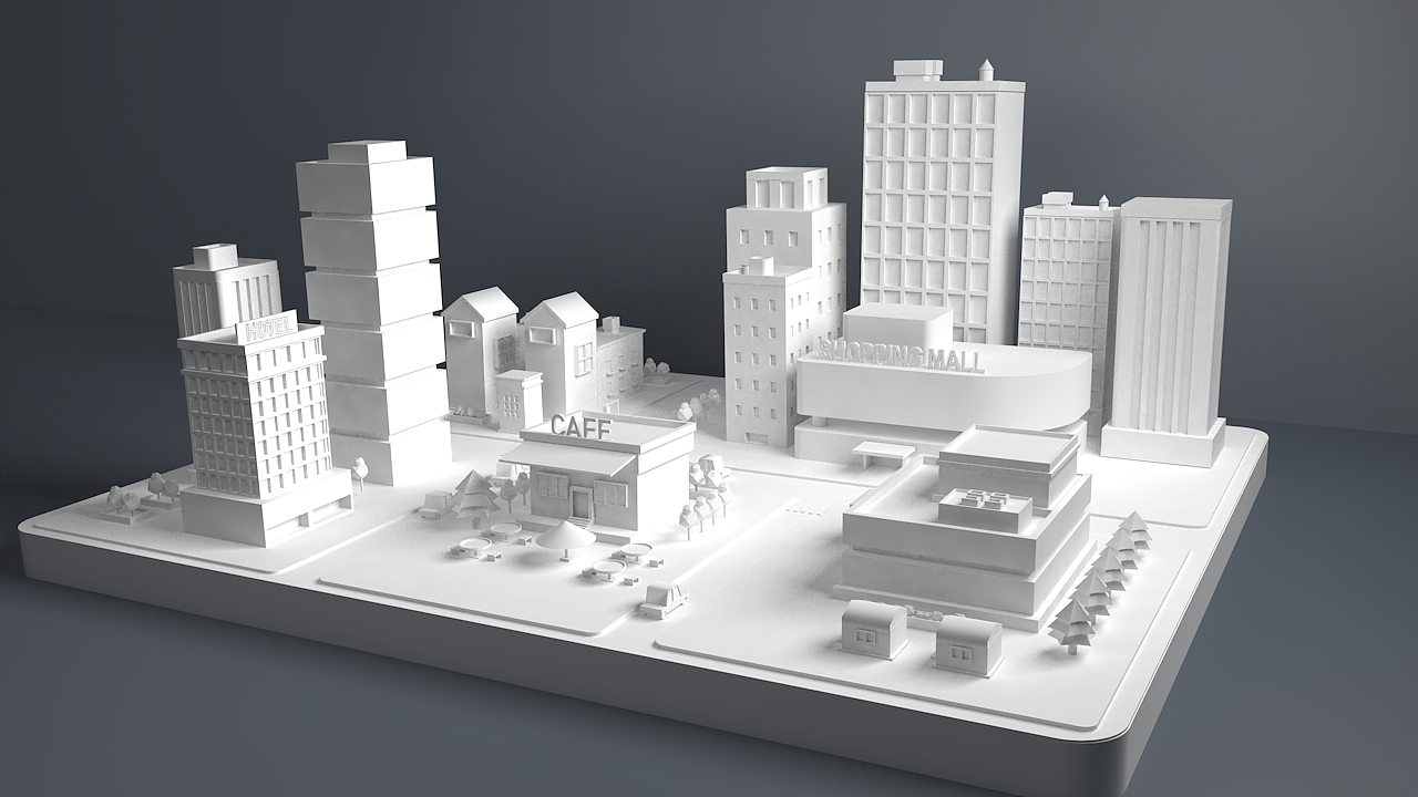 C4D-PINK CITY（图ZMTAzMTU5MjA4） - 场景 - 站酷设计师沐苜原创素材 - 站酷ZCOOL