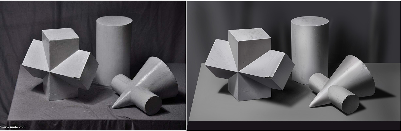 日常练习手绘:几何体