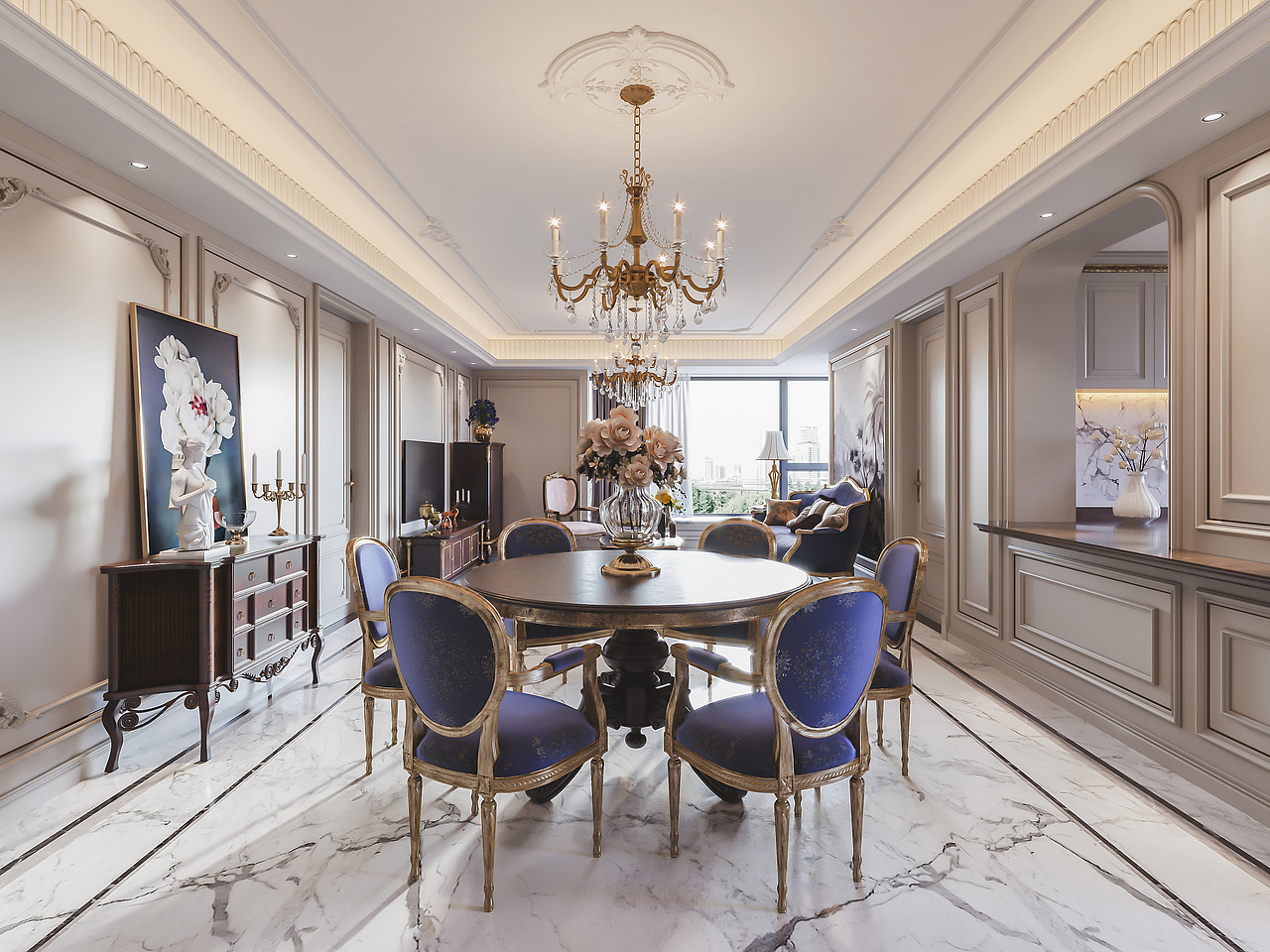 法式家装|空间|家装设计|室内设计婷婷_原创作品-站酷(zcool)