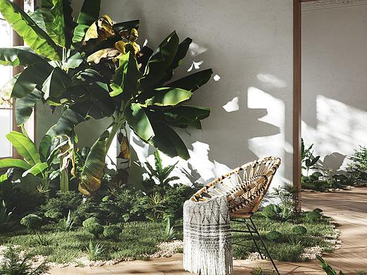 Garden（个人主页-ZNTAxNzM5MDA=） - 家装设计 - 站酷设计师韶华表现原创素材 - 站酷ZCOOL