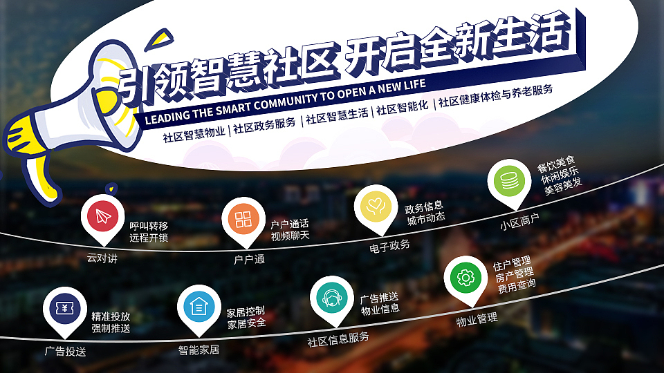 智慧社区海报