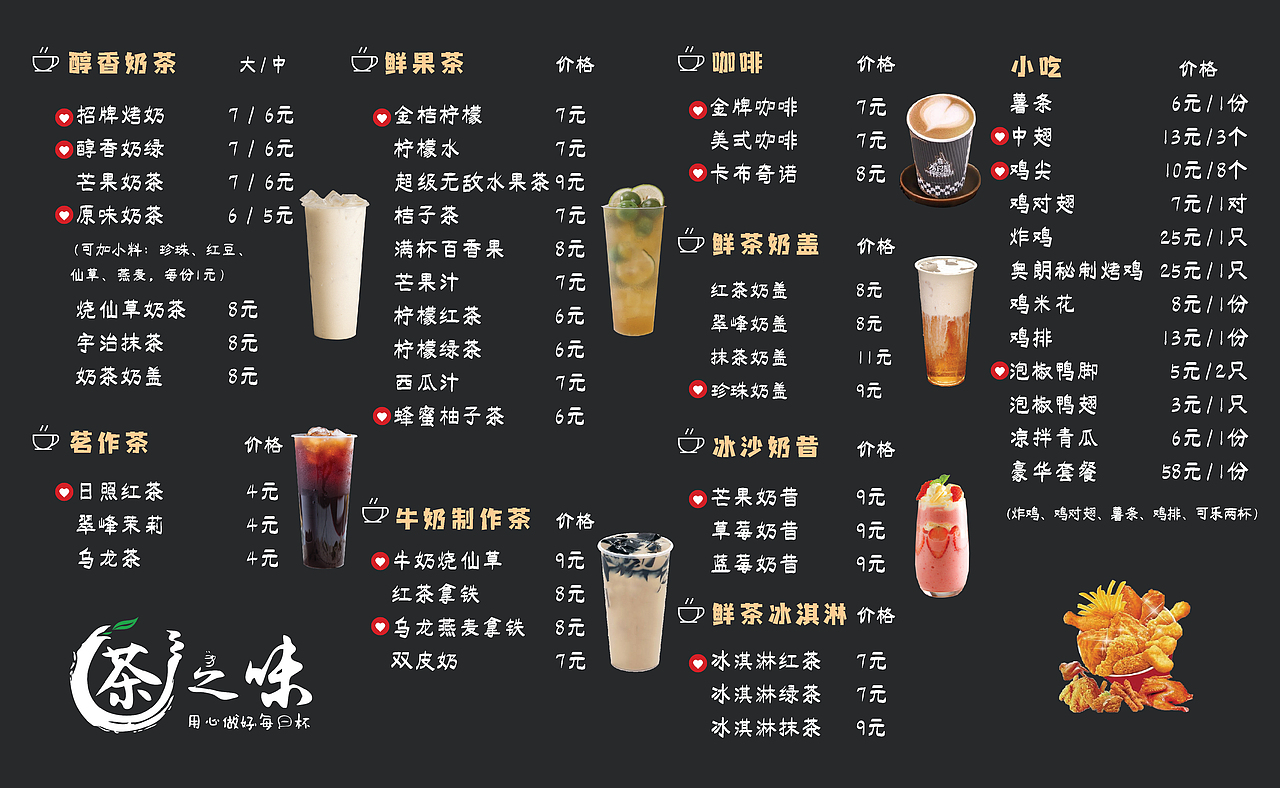 平面菜单集合