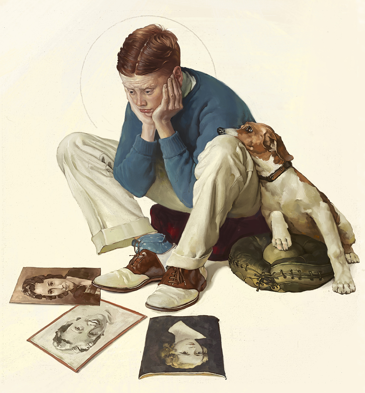 致敬诺曼·洛克威尔 676767|插画|创作习作|洛麟uoin - 临摹