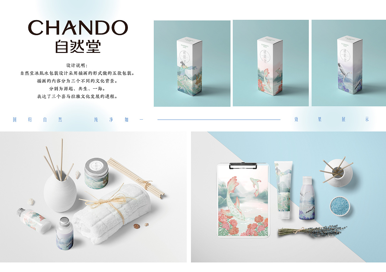 回归——自然堂包装设计