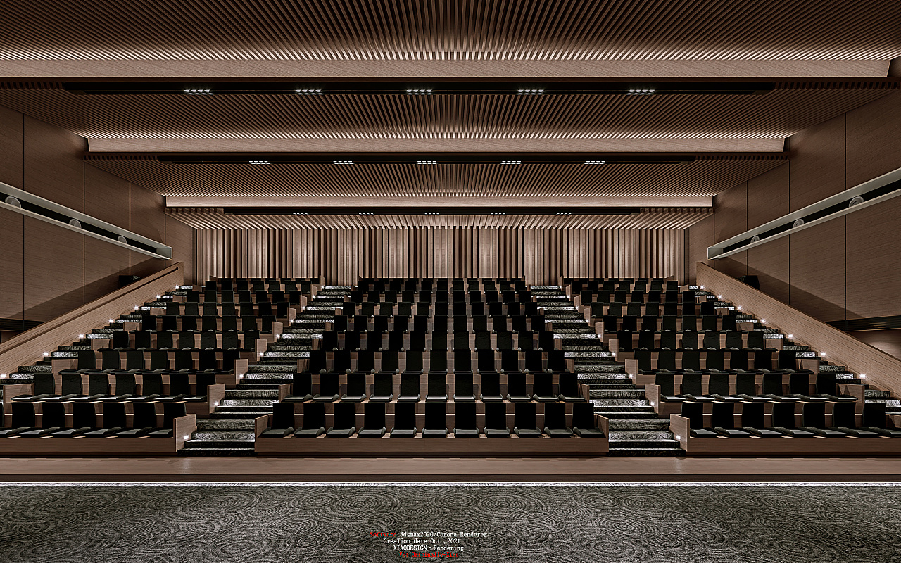 报告厅作品|空间|商业空间设计|originallyxiao - 原创作品 - 站酷