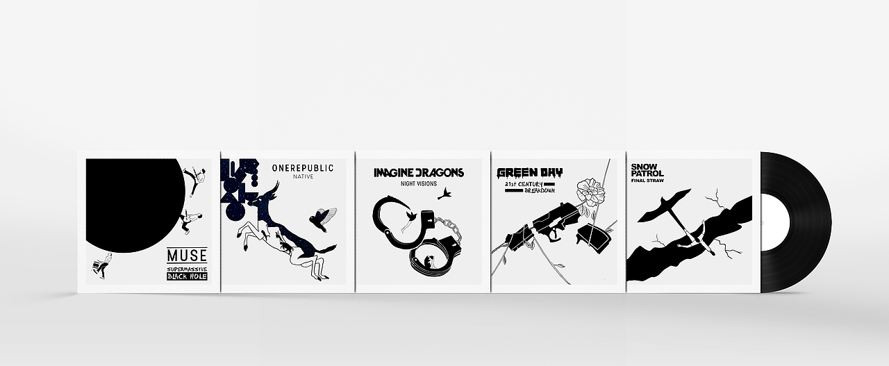 Album Cover Art 唱片封面设计 入选YA!BERSERK艺术展