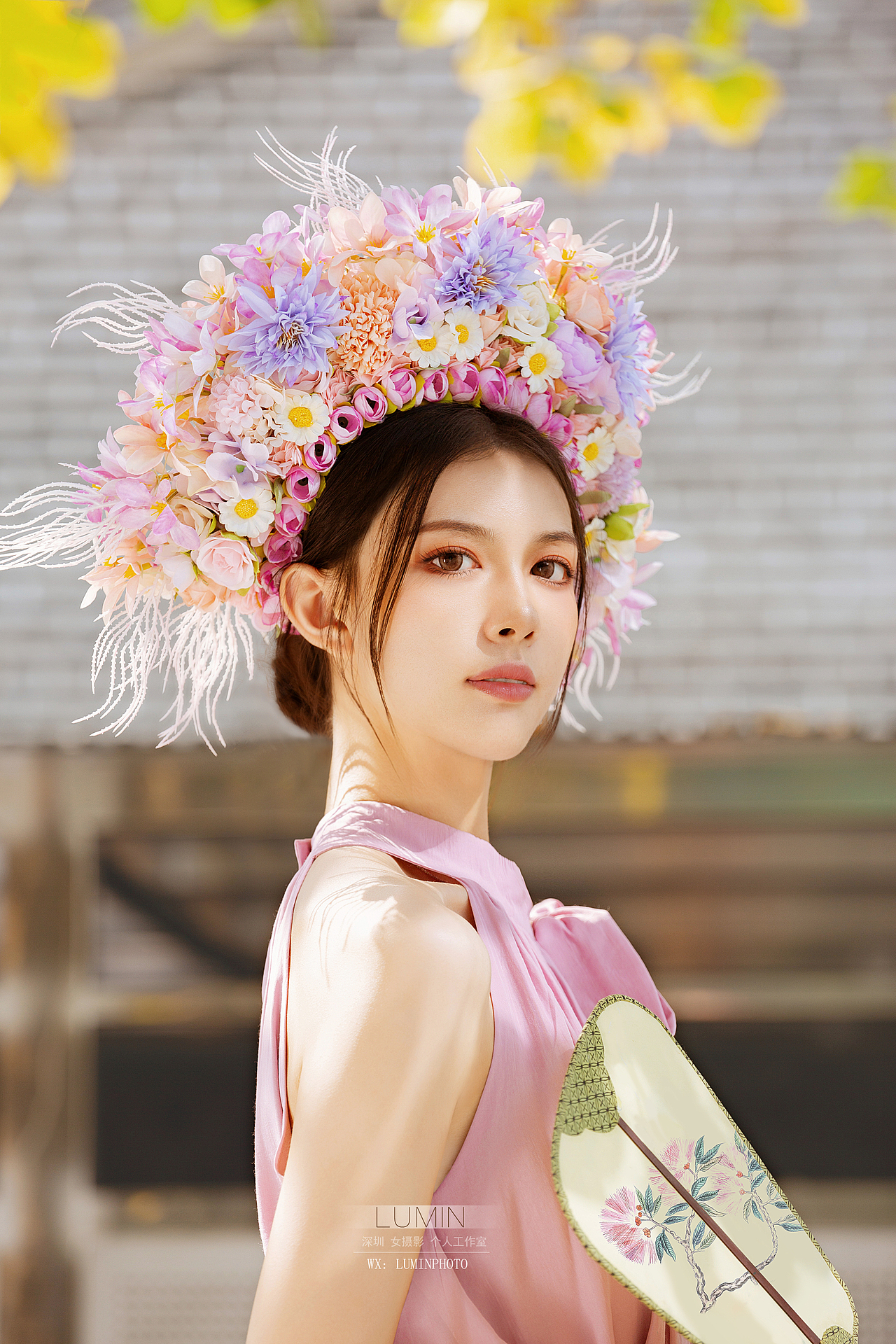 深圳簪花写真拍摄 今日戴花,今生无忧