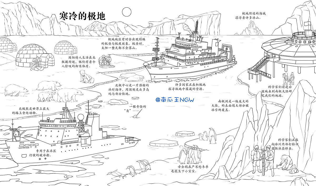 翻翻书部分线稿（已商用）（图ZMjMyNjkwMDk2） - 儿童插画 - 站酷设计师南瓜王插画原创素材 - 站酷ZCOOL