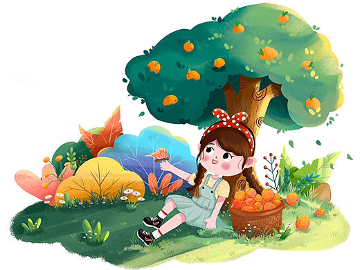 摘橙子的小菇凉