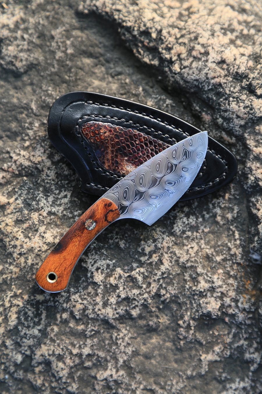 瑞芬鱼骨纹香刀 茶刀