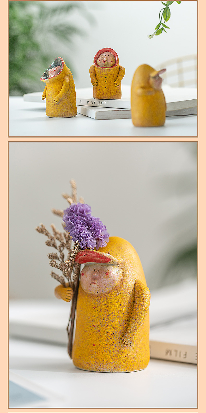 器十二黄衣小人手工陶瓷摆件（图ZMTc1NjQ1NDMy） - 其他手工艺 - 站酷设计师器十二原创素材 - 站酷ZCOOL