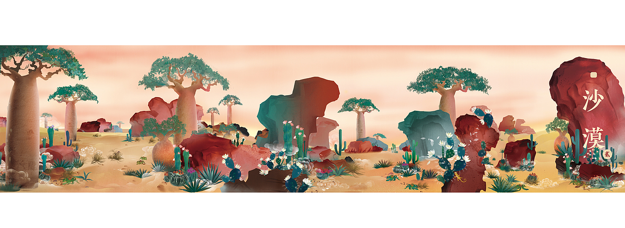 北京世园公园植物馆的画们（鸿篇巨制）