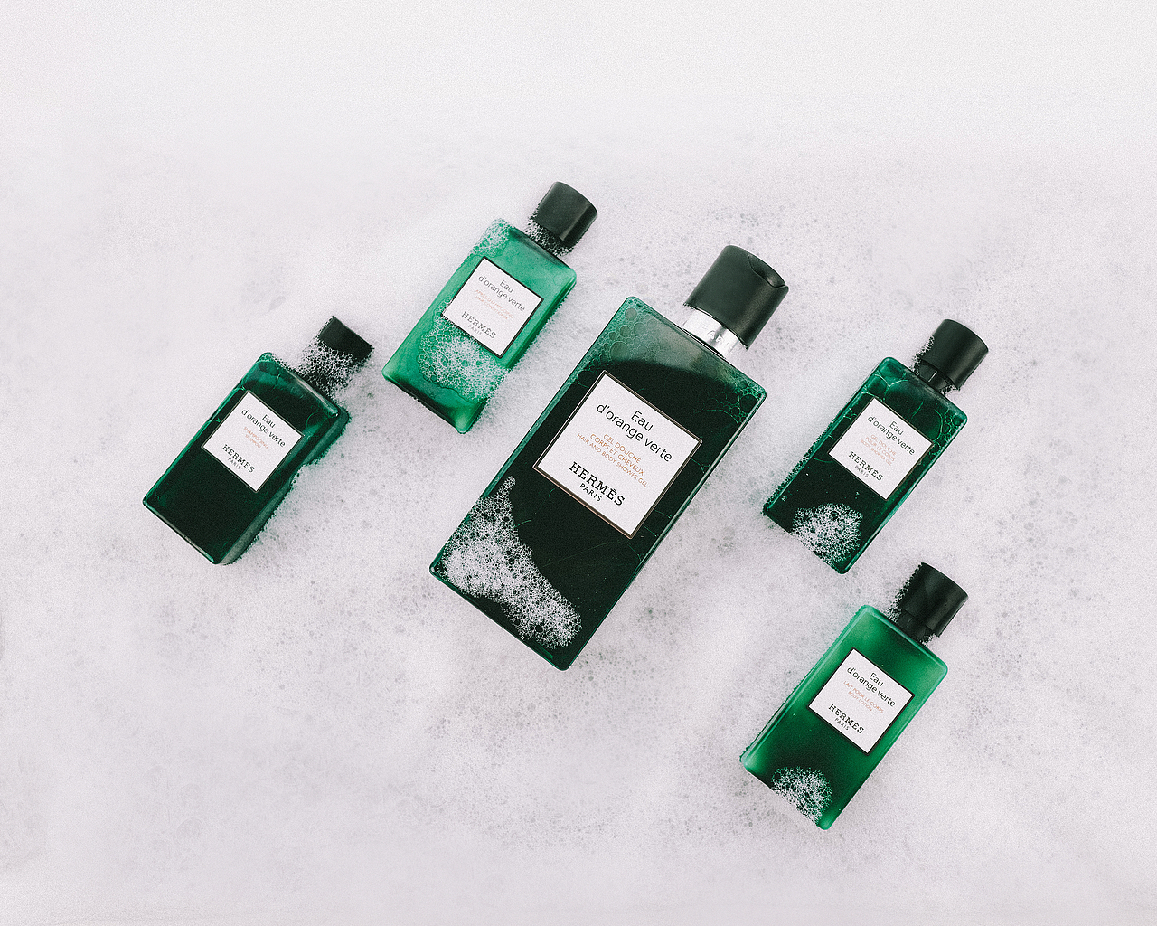 hermes爱马仕橘绿之泉香水沐浴露