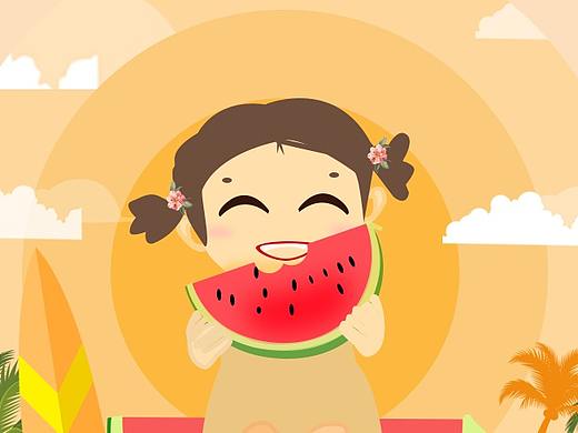 夏至（个人主页-ZMzc2NzM3MDA=） - 创作习作 - 站酷设计师红豆喵喵喵原创素材 - 站酷ZCOOL