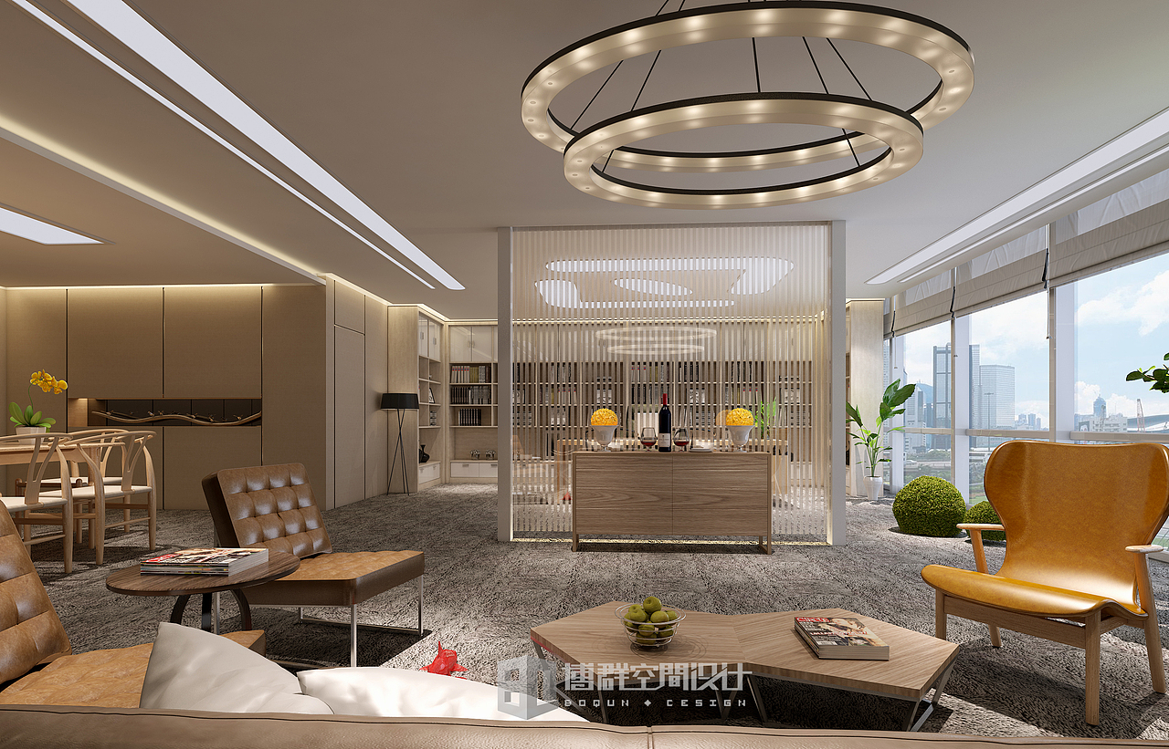 办公空间效果图表现合集