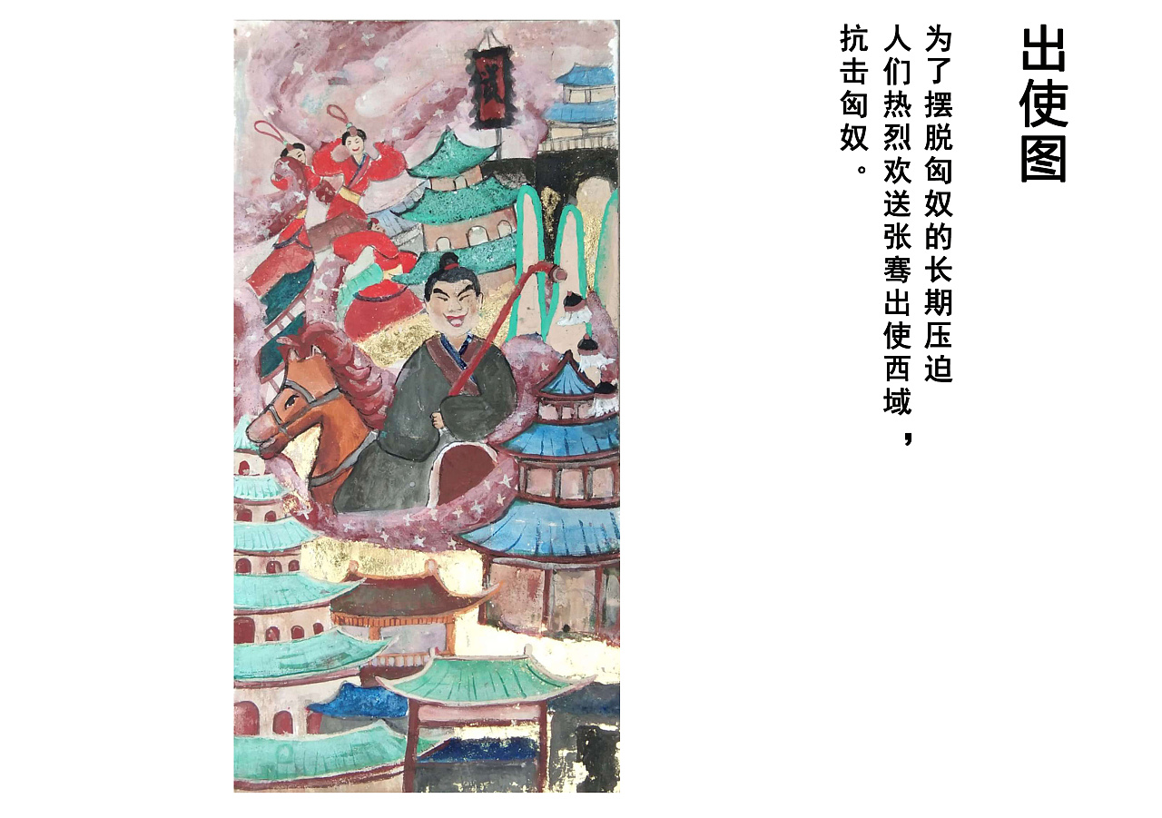 张骞出使西域之西行迹绘本