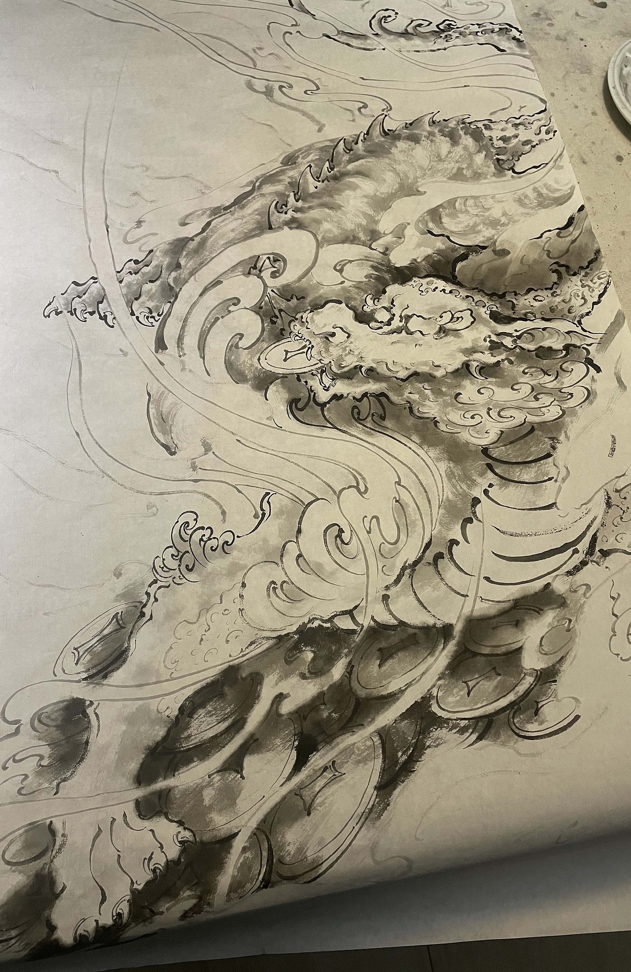 貔貅画法分享——由龙作品（图ZMjQxNTA4MDMy） - 绘画 - 站酷设计师上海由龍工作室原创素材 - 站酷ZCOOL