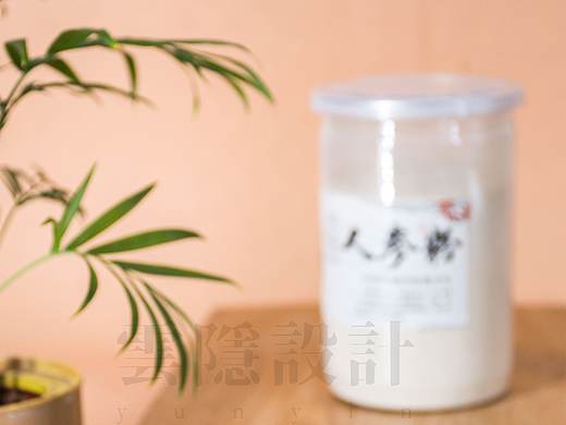 人参粉静物摄影