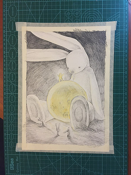 小口罩的六一愿望单（图ZODA3NjQ4NDg=） - 儿童插画 - 站酷设计师榆树下画原创素材 - 站酷ZCOOL