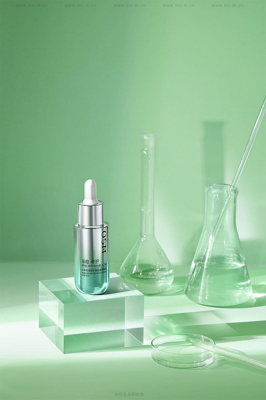 欧诗漫 osm--化妆品静物场景kv拍摄精修图