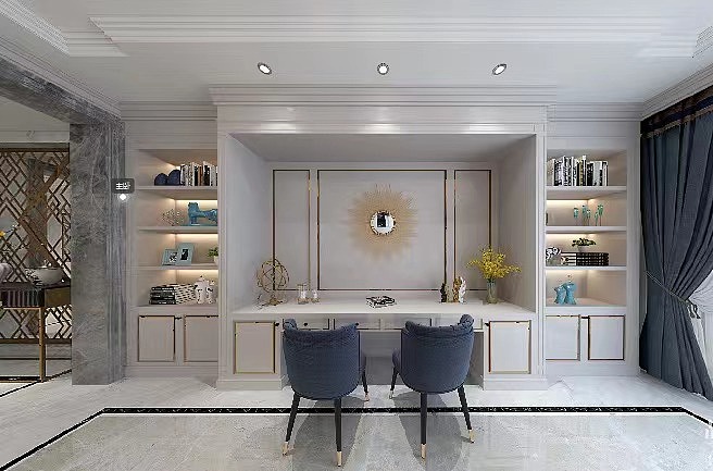 美式风格600平米常州湖畔春秋别墅装修案例