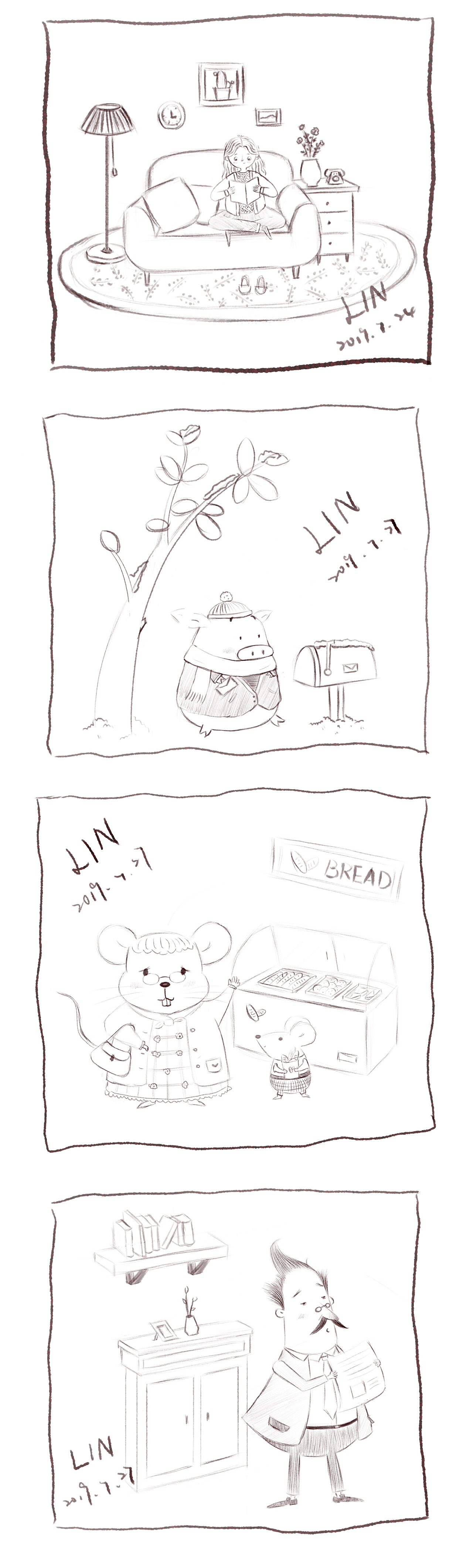 7月的半个月儿童插画练习不完整集合（图ZMTY5MzQ5NjI0） - 儿童插画 - 站酷设计师久六原创素材 - 站酷ZCOOL