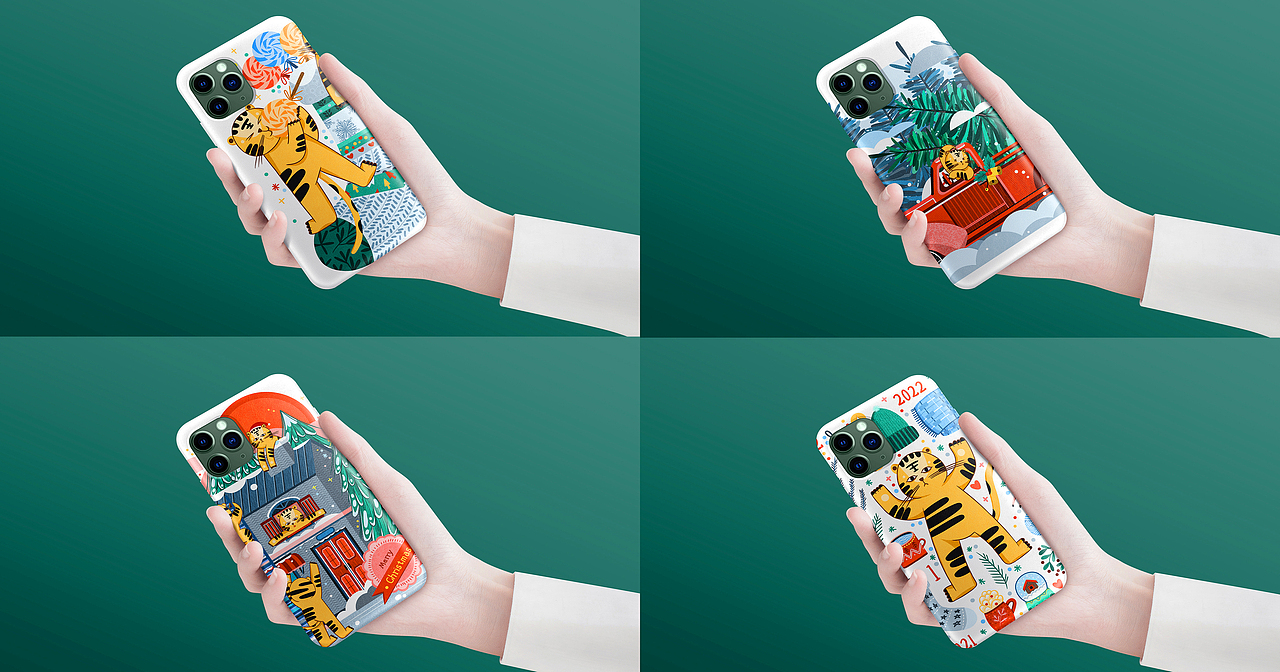 虎年IP：萌虎联动（图ZMjg4NzAzMTU2） - IP形象 - 站酷设计师aaaamieya原创素材 - 站酷ZCOOL