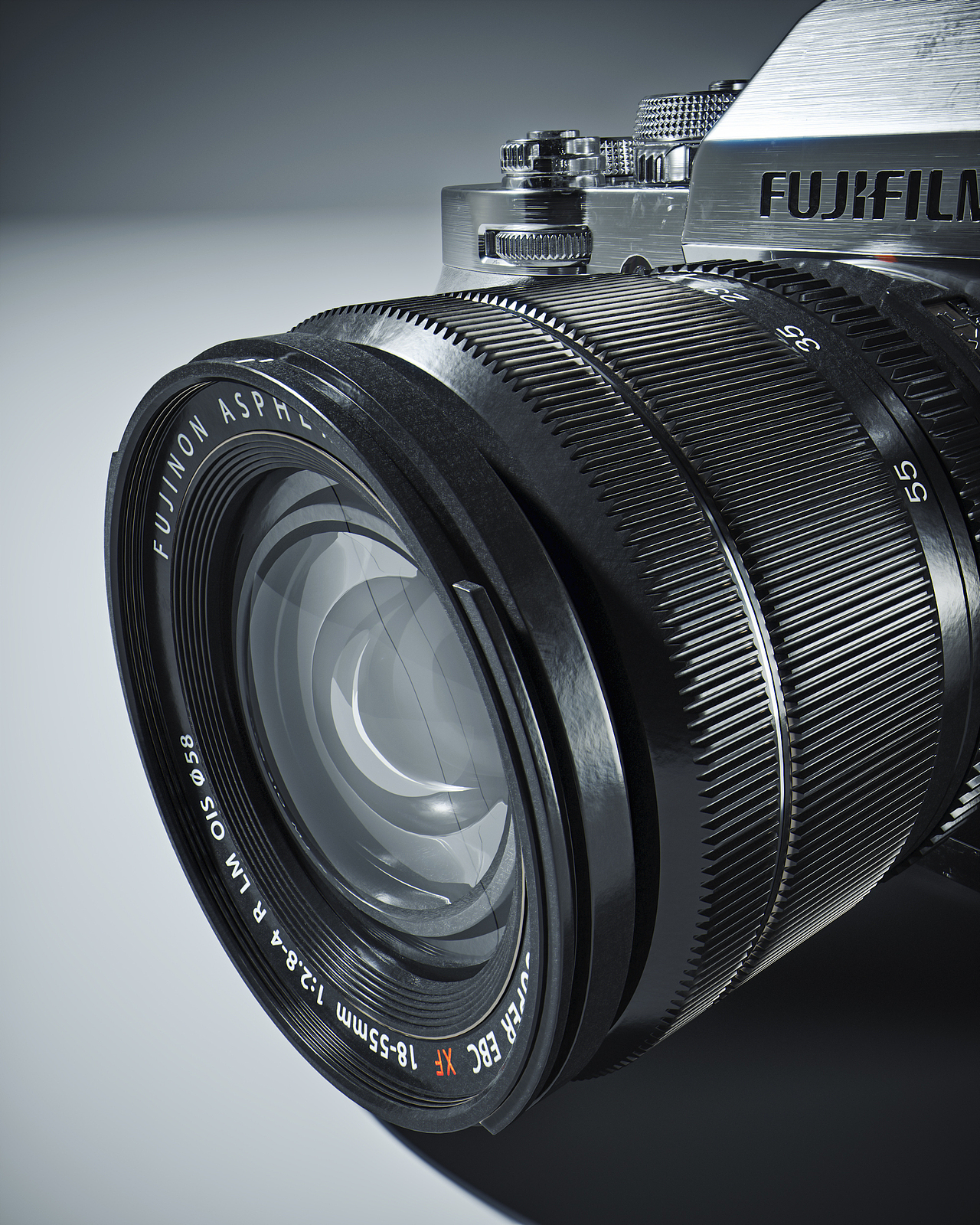 (FUJIFILM) X-T3/XT3 (镜面版)产品渲染图