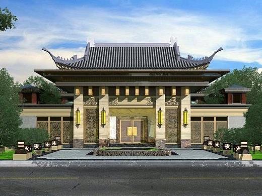湖南自建房设计，中国院子，新四合院，狮子座建筑设计