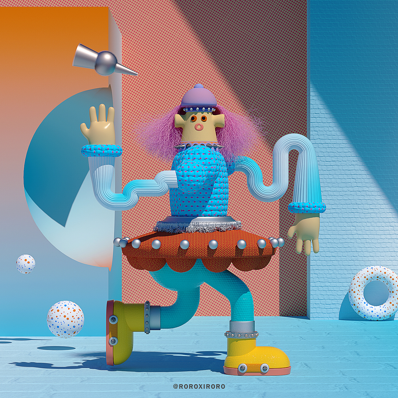 2020—2021年C4D小场景创作（图ZMjYxODc4NzMy） - 场景 - 站酷设计师ROROXIRORO原创素材 - 站酷ZCOOL