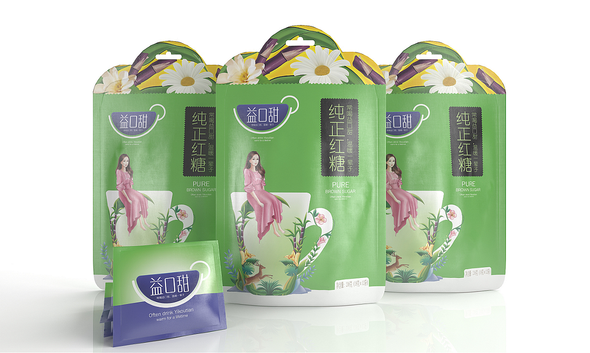 益口甜红糖—徐桂亮品牌设计（图ZMTU0NDU3Mjgw） - 包装 - 站酷设计师徐桂亮品牌设计原创素材 - 站酷ZCOOL