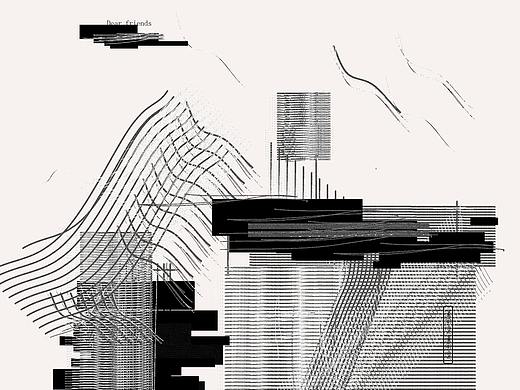 一字禅 实验性字体海报