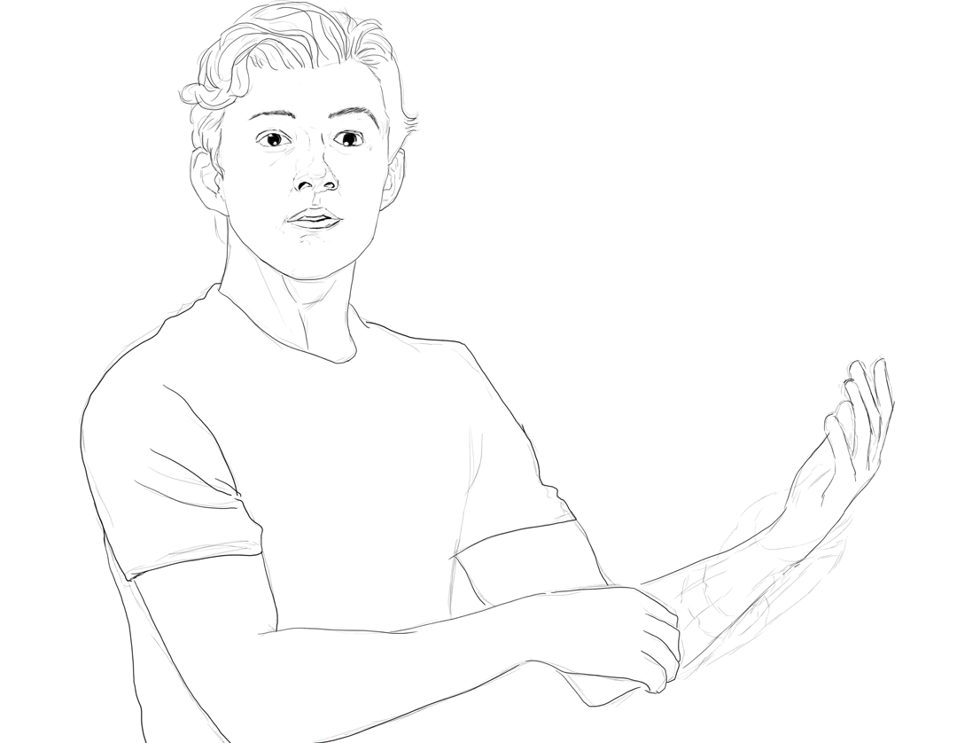 蜘蛛侠 插画练习