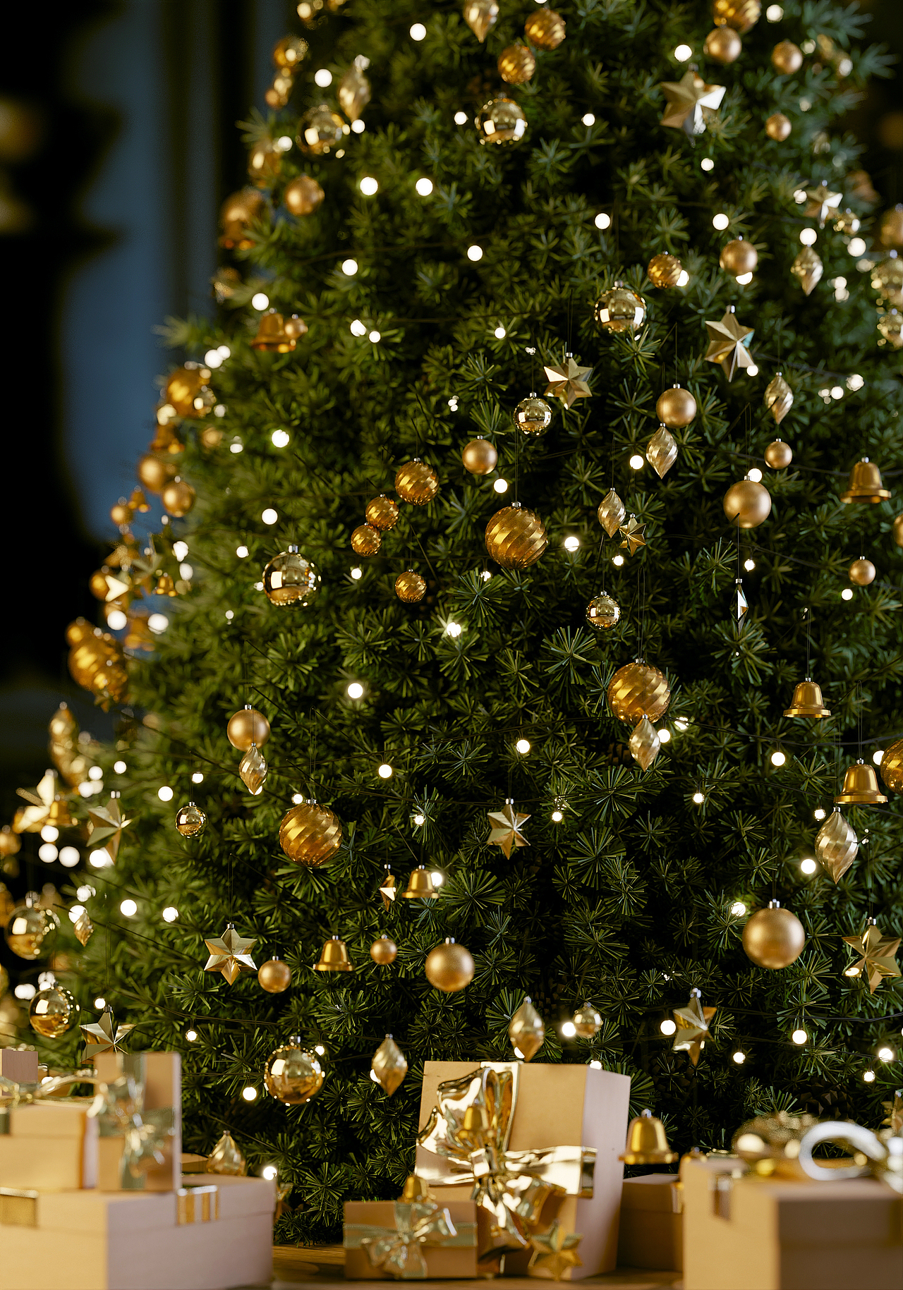 圣诞树三维制作