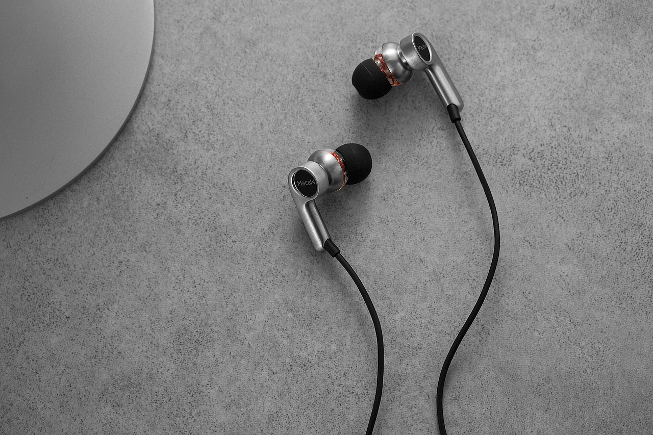 耳机拍摄有线耳机场景图摄影70右影视觉