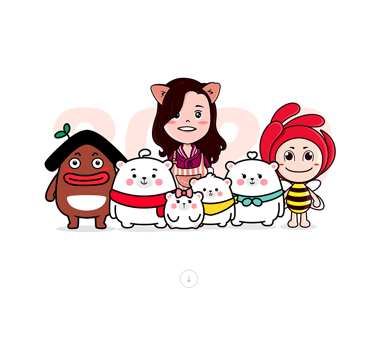 华晨明2021设计作品集下(卡通形象&插画标志)