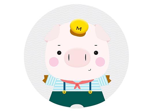 你好2019，親愛的小豬（二）（個(gè)人主頁-ZMjkwMDY4NDA=） - 其他手工藝 - 站酷設(shè)計(jì)師十月wangjin原創(chuàng)素材 - 站酷ZCOOL