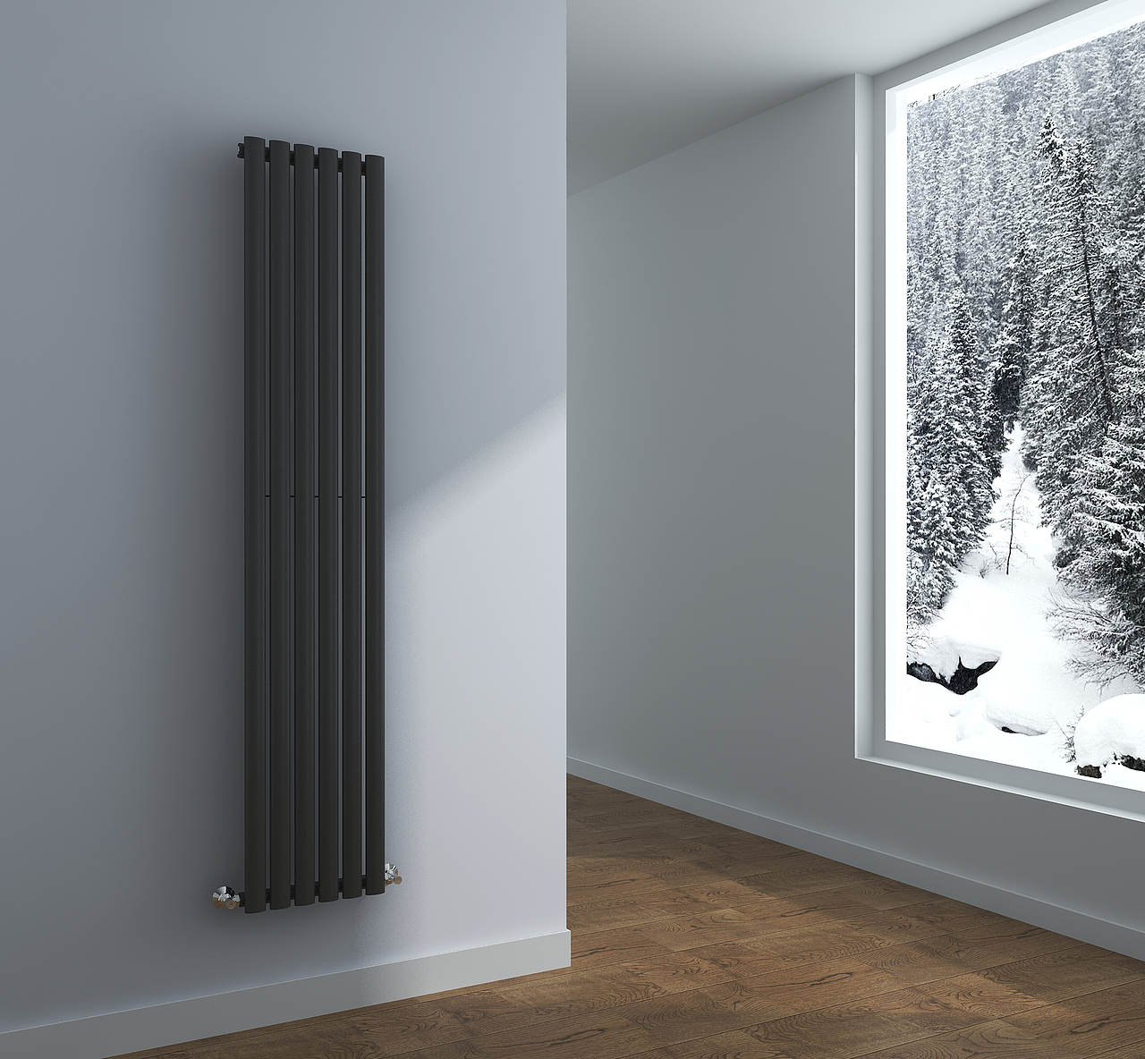 暖气片建模渲染